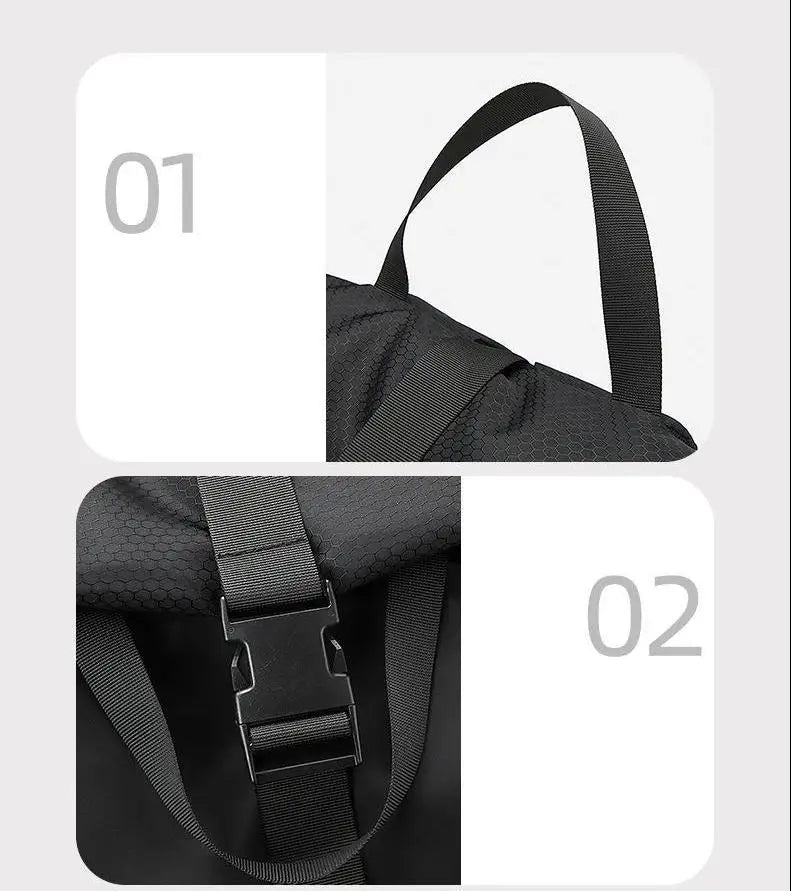Funktioneller Rucksack für Reisen, Sport, Bergsteigen, Wandern, großes Fassungsvermögen, wasserdicht, leicht, Computer-Schultasche
