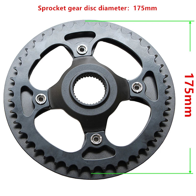 E-bike 42T Mid Motor Chainwheel For E8000 M500/G520 M510/G522 M600/G521 M620/G510 M420/G332 M615/M820 104BCD Conversion Base8FUN