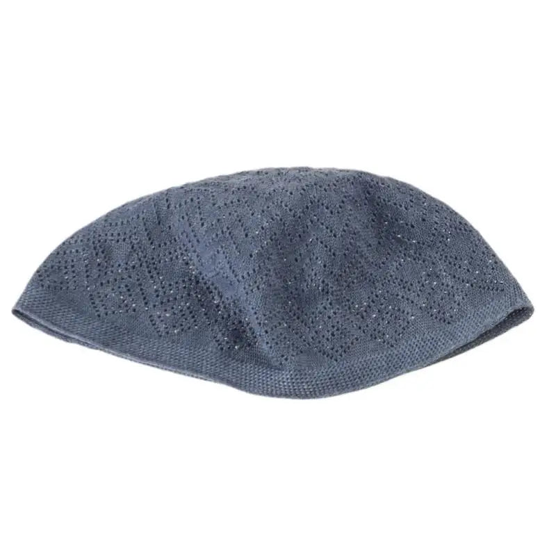39BD Islamic Prayer Hat for Men Crochet Net EID Ramadan Hijabs Caps 5Pieces