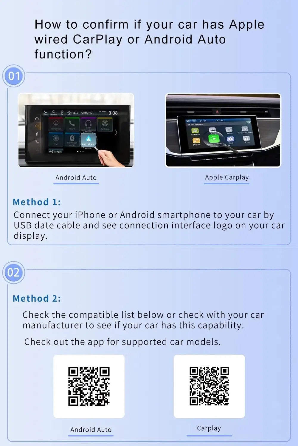 Wireless Adapter Smart Wireless CarPlay Android Auto USB Dongle WiFi Bluetooth Auto Connection OTA Upgrade für Original-Autos