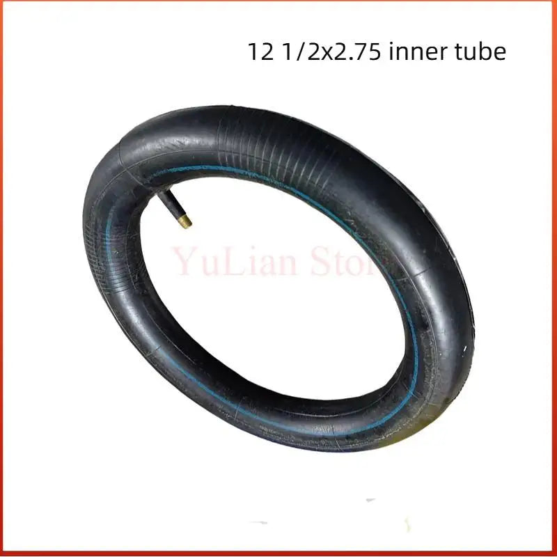 12In Electric bicycle Inner Tube 12 1/2x2.75With Straight/bent Mouth Valve EBike Scooter 12.5x2.75 Tube DurableWear