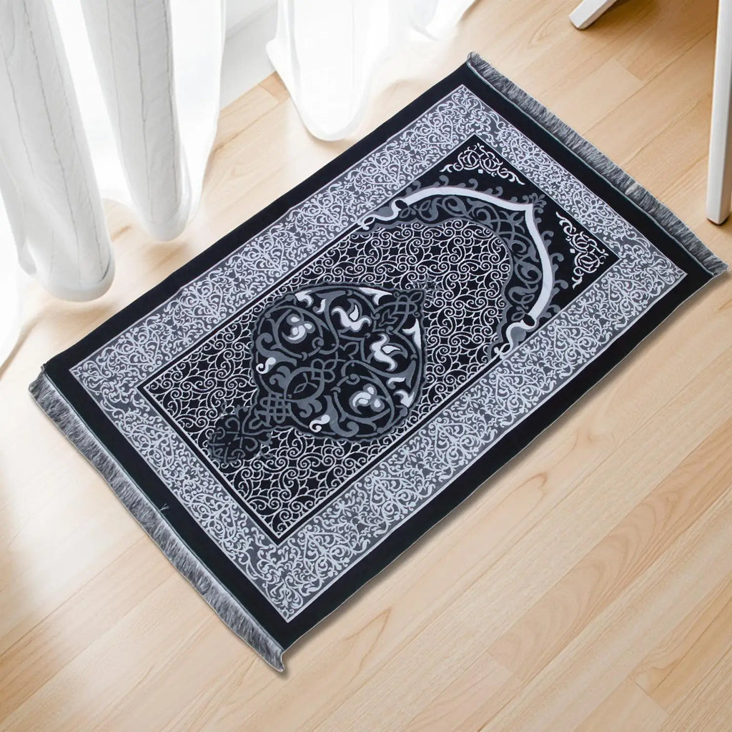 Muslim Prayer Rug Islamic Turkish Prayer Rugs Prayer Mat for Women and Men Great Ramadan Gifts Islam Carpet Portable Muslims Mat