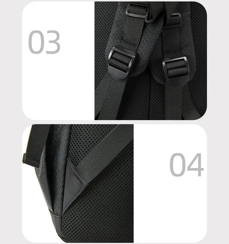Funktioneller Rucksack für Reisen, Sport, Bergsteigen, Wandern, großes Fassungsvermögen, wasserdicht, leicht, Computer-Schultasche