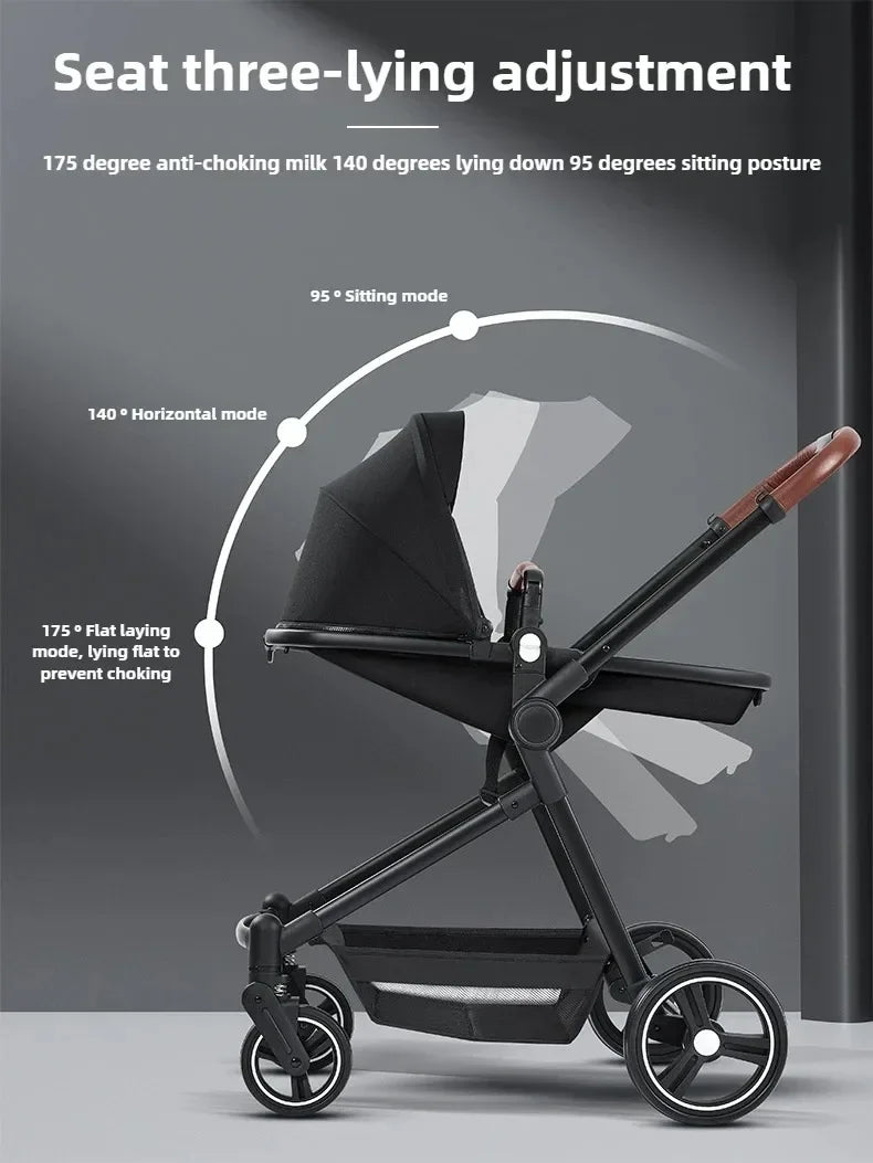 2026 Foldable Multifunctional Twin Stroller Convertible Lightweight Baby Bike EU Shipping