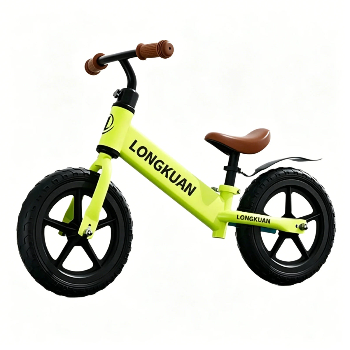 12 Inches Balance Bike High Carbon Steel Frame Adjustable Handlebar Adjustable Seat Two Wheeled Gliding Push Bike Outdoor Riding