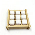 Novelty 9 Keys Fidget Clicker Simulated Tofu Press Buttons ASMR Stress Relief Fidget Toy Anti‑Stress Toy For Party Gift