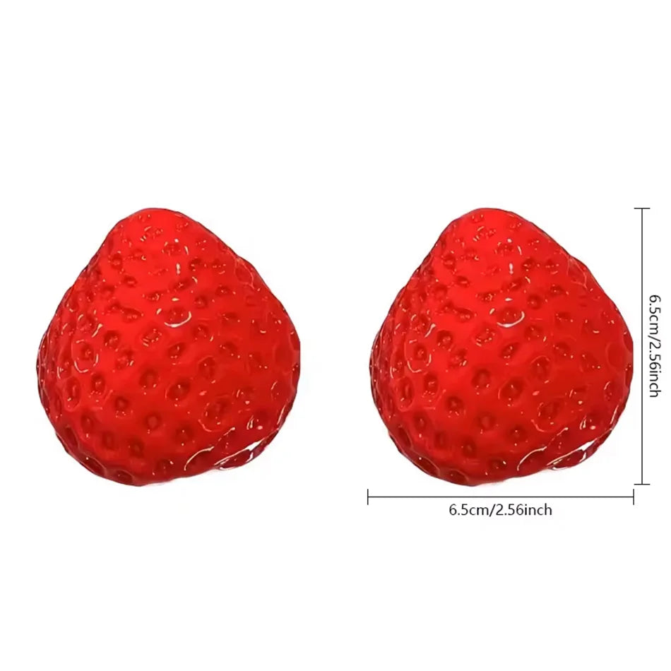 *Strawberry Taba Squishy Fidget Toy - Slow Rebound Stress Relief Toy for Kids, Adults, Office & Party Favors - Squeeze Gift