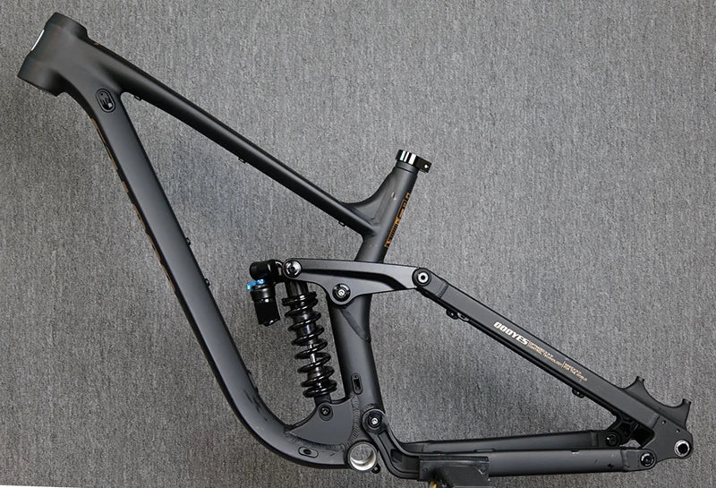 Bicycle Soft Tail Frame, Trunnion，Full Suspension, 29/27.5ER Boost, 148mm,Aluminium,  Travel 175mm 4 Links,MTB, AM DH Cycling