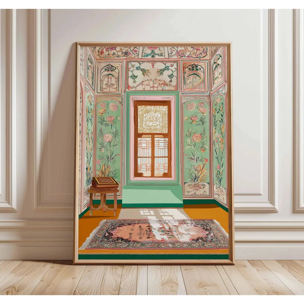 Islamic Mosque Architecture Canvas Print Poster Middle Eastern Ramadan Muslim Art Prints Bedroom Wall Art Home Decor Poster