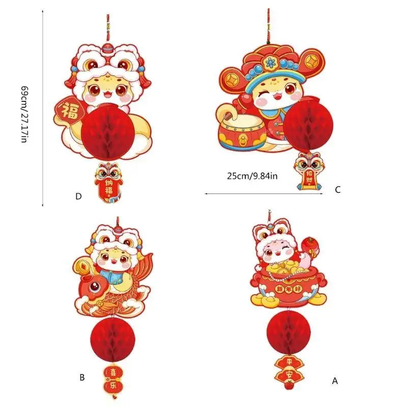 G6KF Mutifunctional Plastic Lanterns Pendant for Outdoor and Indoor Party Hanging Lanterns For Bright Festival Decors