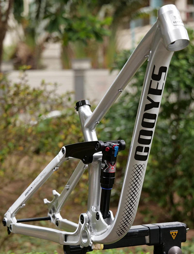 Bicycle Soft Tail Frame, Trunnion，Full Suspension, 29/27.5ER Boost, 148mm,Aluminium,  Travel 175mm 4 Links,MTB, AM DH Cycling