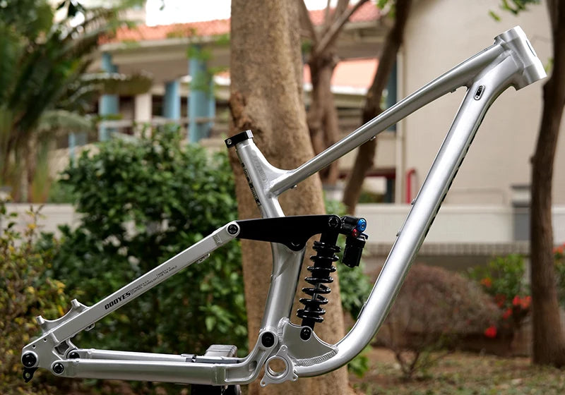 Bicycle Soft Tail Frame, Trunnion，Full Suspension, 29/27.5ER Boost, 148mm,Aluminium,  Travel 175mm 4 Links,MTB, AM DH Cycling