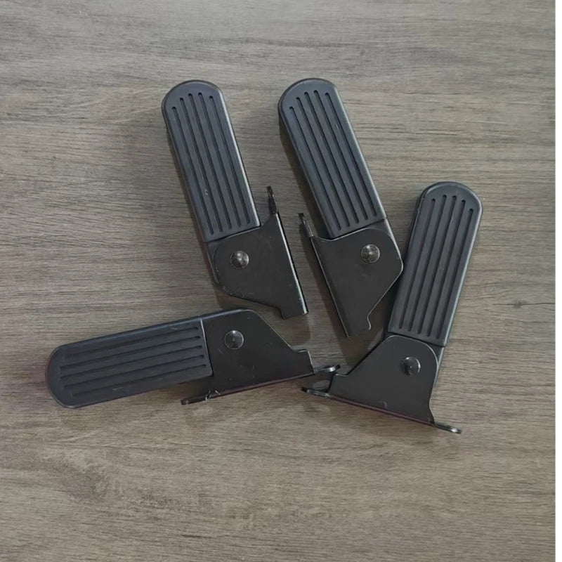 1 Pair Foldable Front Foot Pedals for Yadi Aima Harley U1 E-Bike Lightweight Aluminum Alloy Anti-Slip Cycling Pedals Accessories