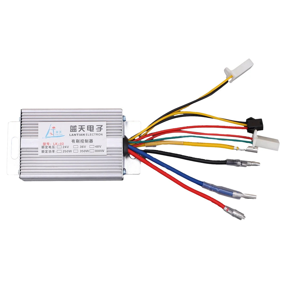 24V 250W Electric Bike Brush Motor Controller DC Electric Controller Electric Bike Motor Driver E-Scooter Part