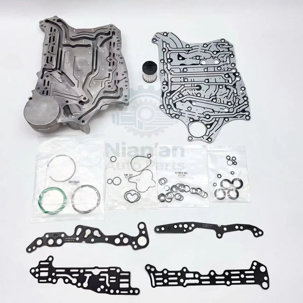 0DD DQ400 DQ400E Automatikgetriebe Ventilkörperplatte Filter Dichtungen O-Ringe Reparatur- und Überholungskit für Hybrid VW Arteon Passat AUDI
