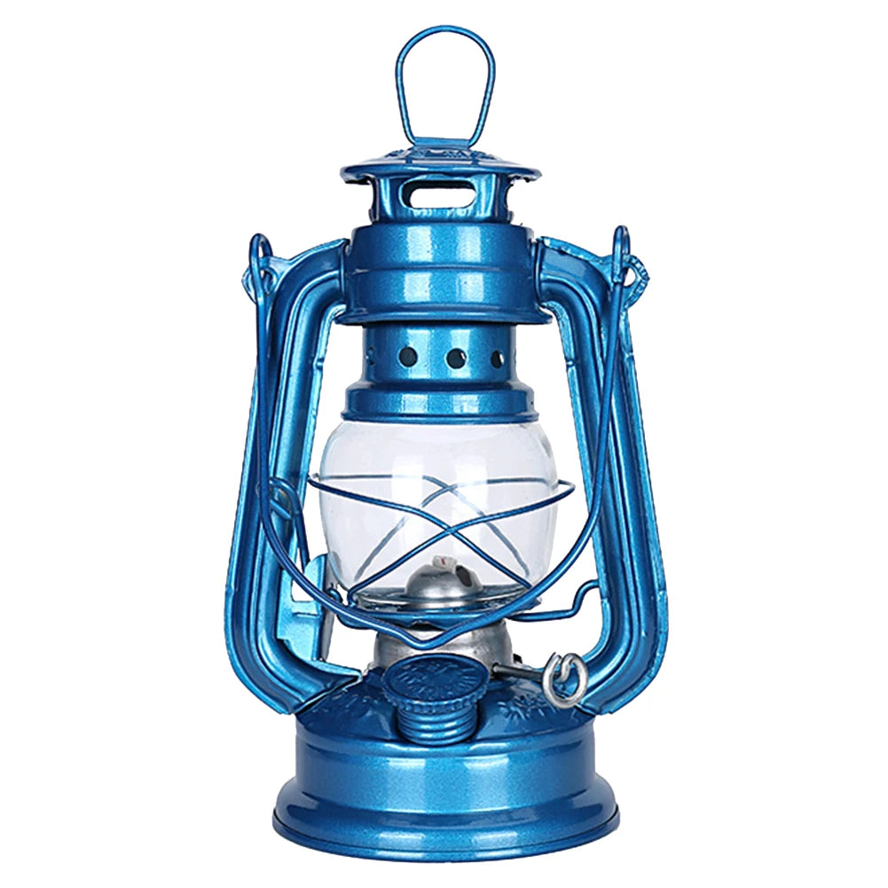 1/2PCS Vintage Kerosene Lantern Hurricane Lantern Metal Kerosene Lantern Fuel Camping Lanterns for Camping Home Patio Decor Lamp