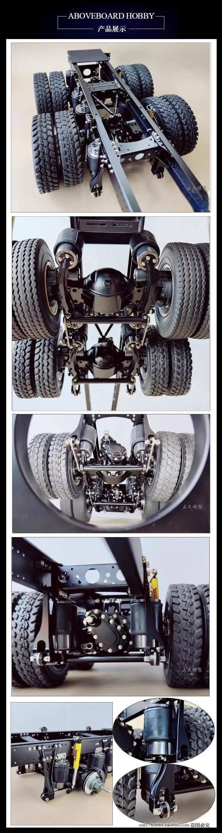 8 Airbag-Luftfederungssystem für 1/14 Tamiya RC-Truck für Scania für Volvo für MAN DIY-Teile