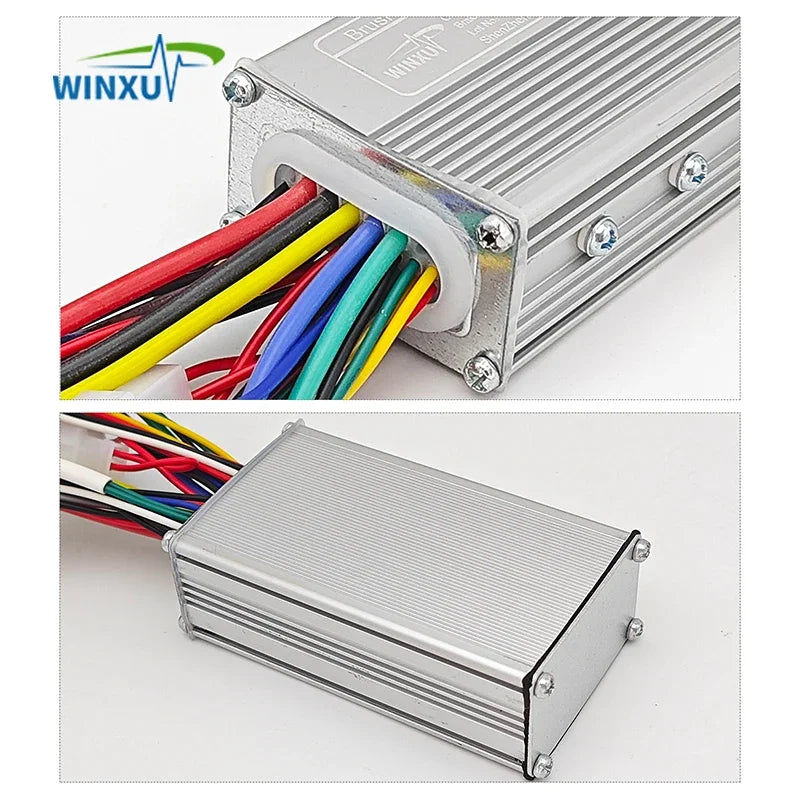 24V 36V 48V 250W 350W 500W E-bike Brushless Motor Drive Controller UART No.2 Communication Protocol for Electric Bicycle Scooter