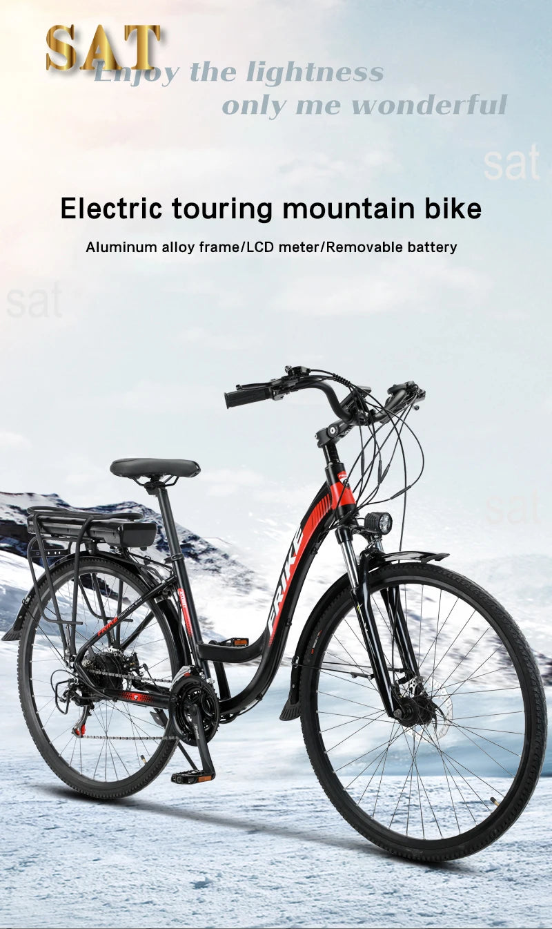 28inch factory shipment 21-speed womens student ebike electric bike adult aluminum alloy electric bike city bicicleta electric