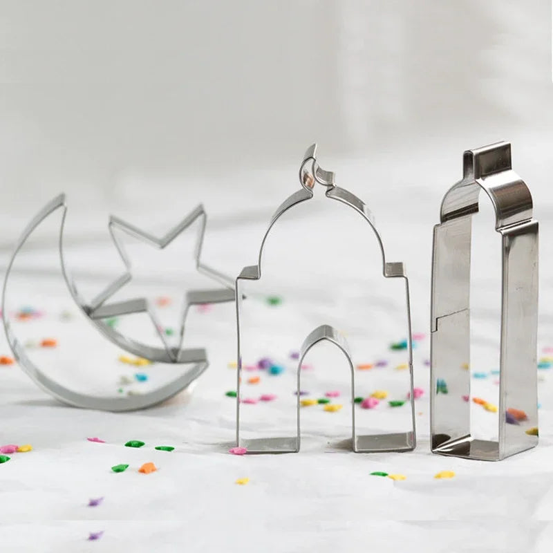 Islamic Cookie Cutter Set Muslim Kareem Ramadan Mubarak Eid al-Fitr Al Adha Iftar suhoor housewarming wedding decoration Gift