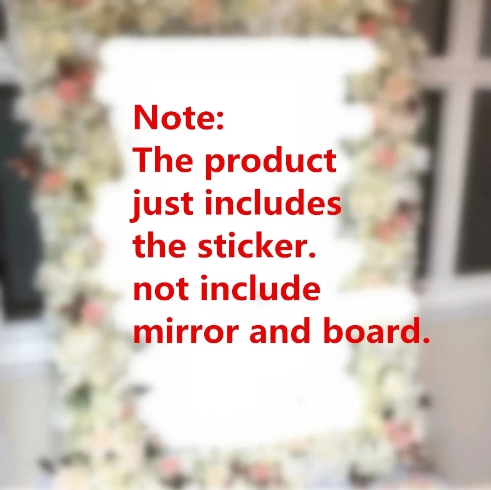 Islamic Welcome To The Wedding Muslim Wedding Sign Personalized Names And Dates Mirror Wall Stickers Custom Vinyl Sticker Decal