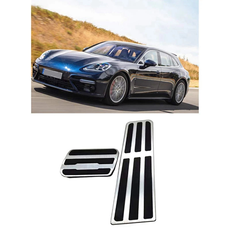 Auto Gaspedale Bremspedale decken rutsch feste Pads Ersatzteile für Porsche 718 911 Panamera Taycan Boxster Cayman 987 981