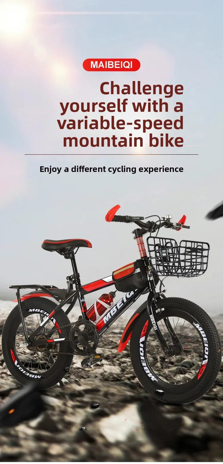 18-24 Inch Kids & Adults Mountain/Road Bike Single/Variable Speed Outdoor Commuting Bicycle for All Ages