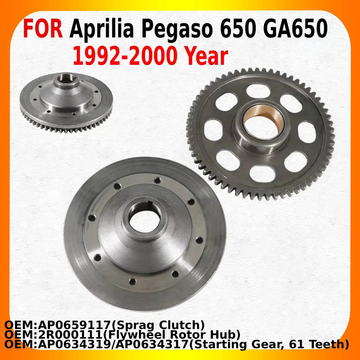 Motorrads tarter kupplungs teile für Aprilia Pegaso 1999 Ga650 2000 2002-2009 OEM: ap0659117 Teile
