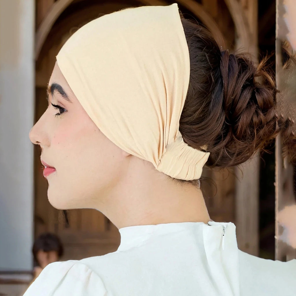 Hochwertige weiche muslimische Hijab-Untertuchkappen, Baumwoll-Stretch-Turban-Kappe, islamisches Untertuch, Motorhaube, Kopftuch, Stirnband, islamische Turbane