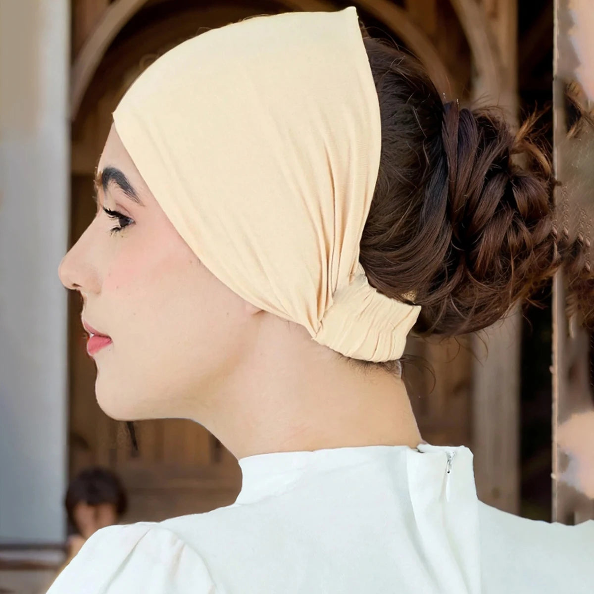 Hochwertige weiche muslimische Hijab-Untertuchkappen, Baumwoll-Stretch-Turban-Kappe, islamisches Untertuch, Motorhaube, Kopftuch, Stirnband, islamische Turbane