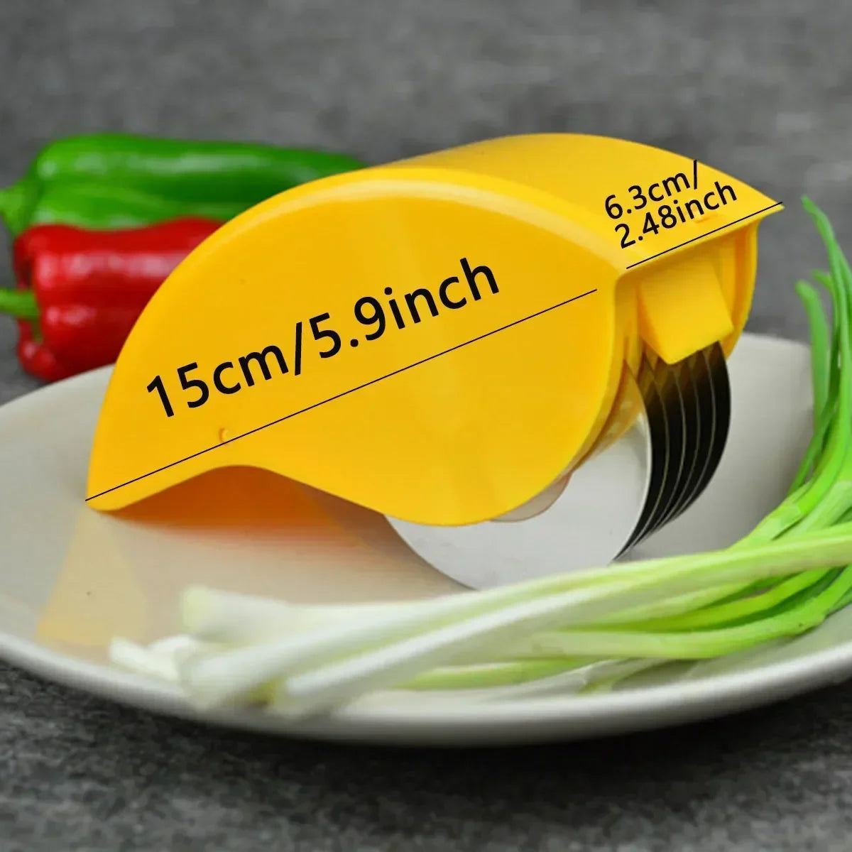 1pc  Stainless Steel Kitchen Gadget Set - Includes Melon Baller, Garlic Grinder, Can Opener, Cheese Shaver & Pizza Cutter