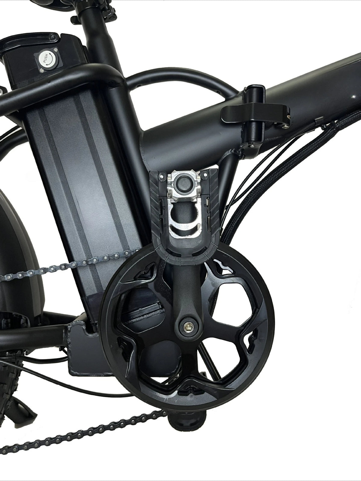 Foldable Lithium‑ion Electric Assist Bike Variable‑Speed Adult E‑Bike For Snow Beach Sand Cross‑Terrain Travel