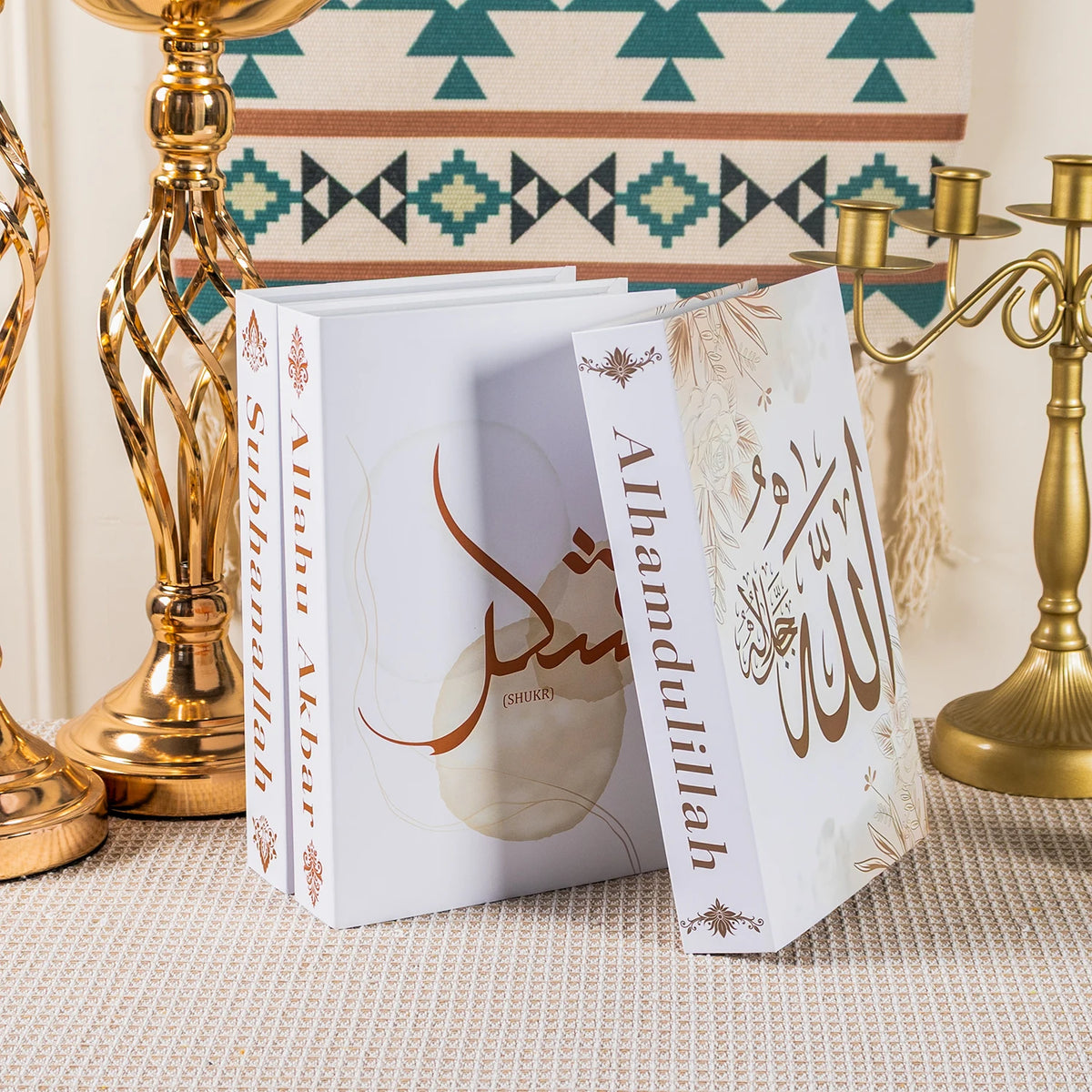 Islamic Serie Fake Book Boxs for Coffee Table Decoration Living Room Fashion Prop Books Home Decoration Model Room Accessories