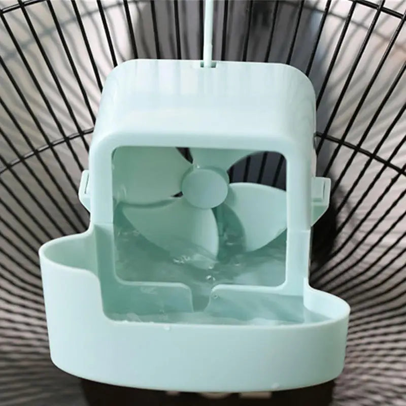 Electric Fan Cooling Storage Box Hanging Fan Cooling Tool With 4 Cup Household Cooling Box Fan Cooler Refrigeration Accessories