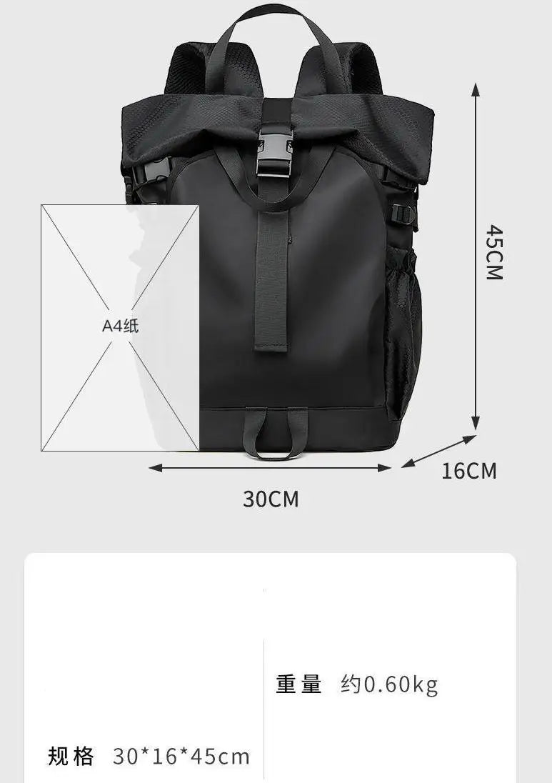 Funktioneller Rucksack für Reisen, Sport, Bergsteigen, Wandern, großes Fassungsvermögen, wasserdicht, leicht, Computer-Schultasche