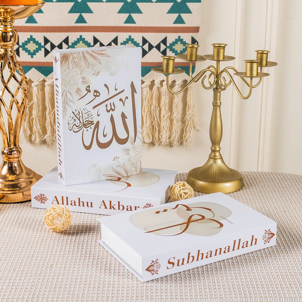 Islamic Serie Fake Book Boxs for Coffee Table Decoration Living Room Fashion Prop Books Home Decoration Model Room Accessories