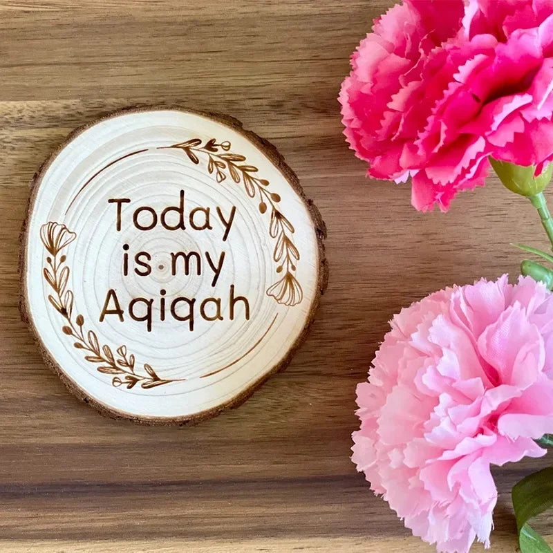 Islamic Muslim Birth Announcement Milestone Salam World First Eid 1st Ramadan Kareem Aqiqah Photo Prop baby shower boy girl gift