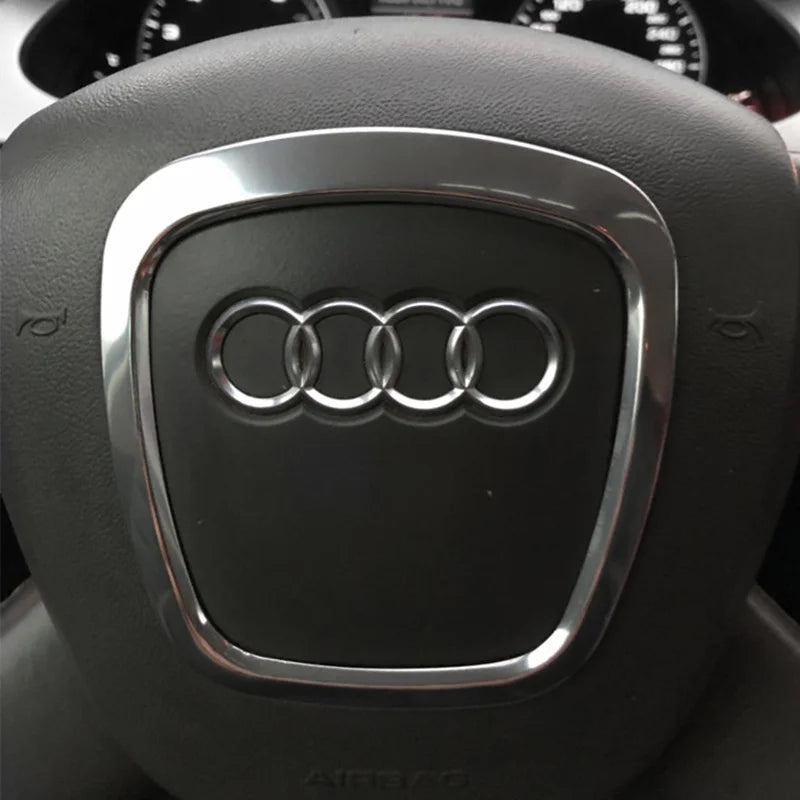 Auto Lenkrad Rahmen Dekorative Hülse Ersatzteile Für Audi A3 8P S3 A4 B6 B7 B8 A5 A6 C6 Q7 Q5 2003-2013 Auto Teile