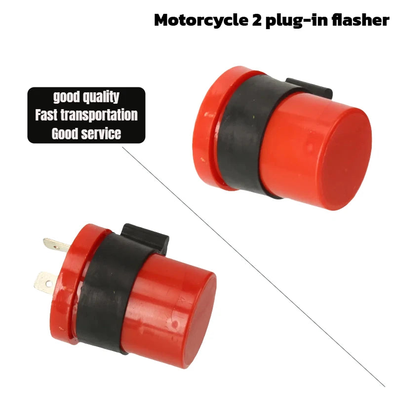 Offroad-Motorradzubehör 12V roter runder Buzzer-Blitzgeber elektrische Komponenten