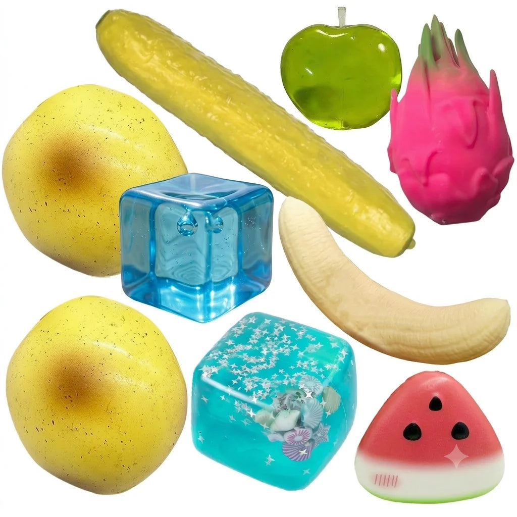 Squishy Butter Stick Fidget Toy - Slow Rising Sensory Squeeze Toy for Stress & Anxiety Relief, Cute Fake Food Desk Toy, Novelty
