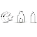 Islamic Cookie Cutter Set Muslim Kareem Ramadan Mubarak Eid al-Fitr Al Adha Iftar suhoor housewarming wedding decoration Gift