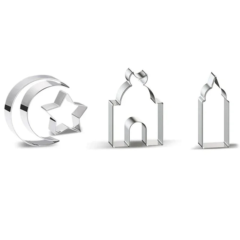 Islamic Cookie Cutter Set Muslim Kareem Ramadan Mubarak Eid al-Fitr Al Adha Iftar suhoor housewarming wedding decoration Gift