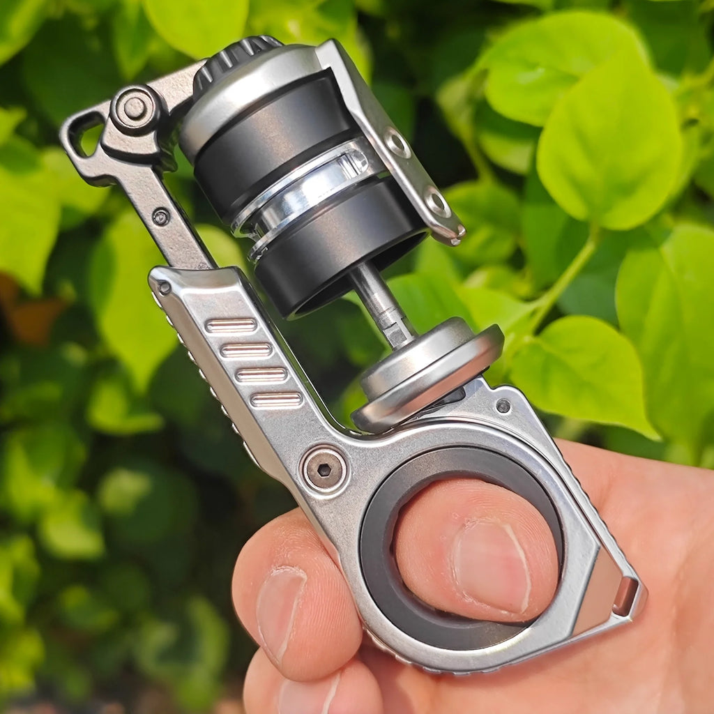 EDC Fidget Sliders Fidget Toys Tuning Fork Magnetic Push Egg Mechanical Ratchet Crisp Sound Cyber Core Multi-functional Toys