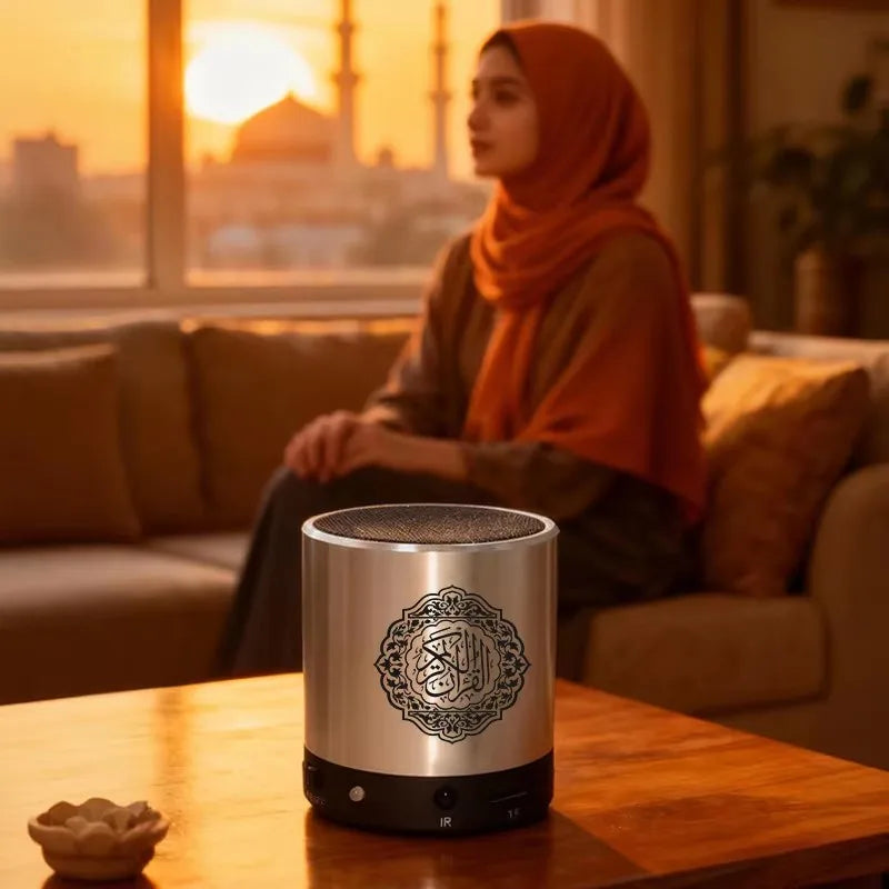 Islamic Arab Quran Mini Bluetooth Wireless Speaker Portable Muslim Azan Holy Ramadan FM Radio Music Sound Box Islam Koran Arabic