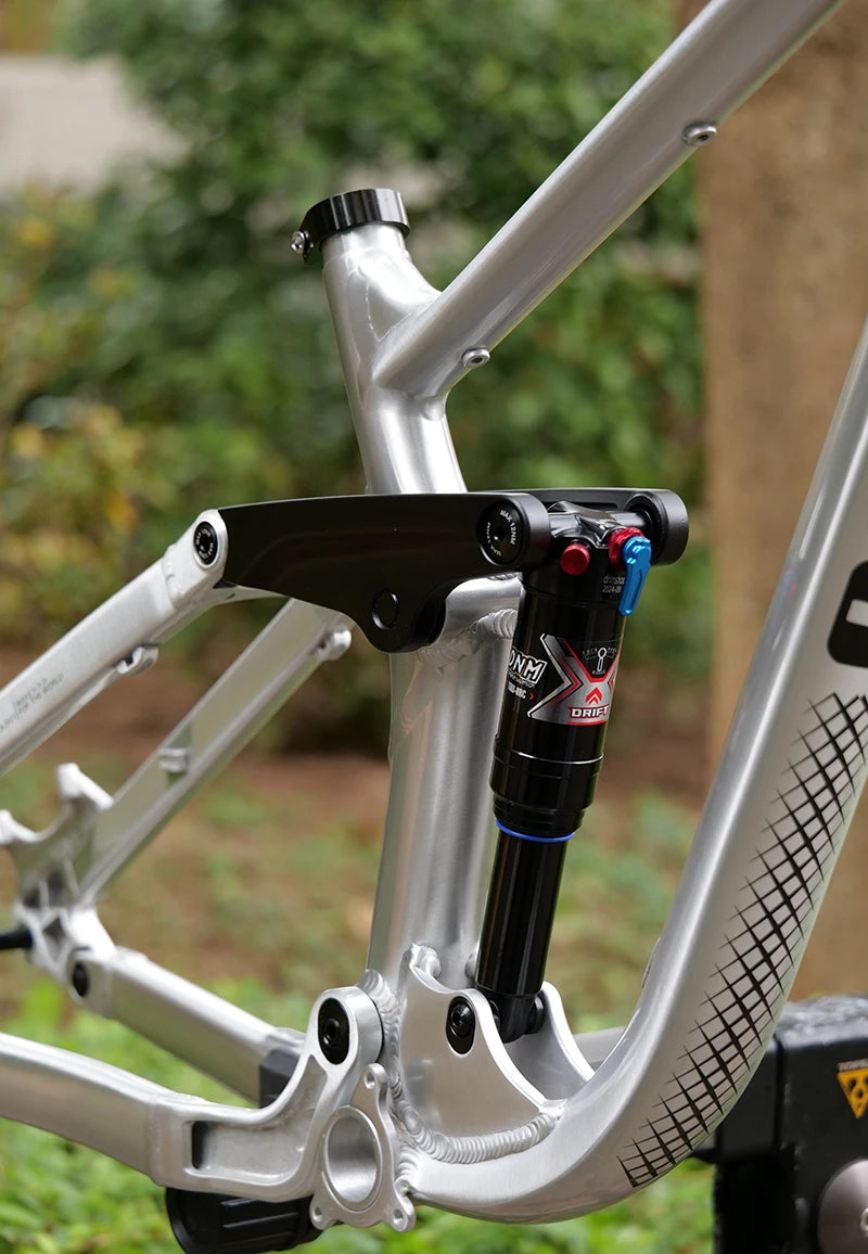 Bicycle Soft Tail Frame, Trunnion，Full Suspension, 29/27.5ER Boost, 148mm,Aluminium,  Travel 175mm 4 Links,MTB, AM DH Cycling