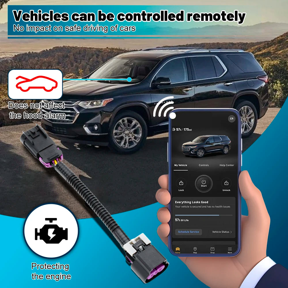 Auto-Leerlauf-Start-Stopp-Kabelbaum zum Löschen/Eliminator/Disabler-Gerät für Opel Astra J 2012–2018 Zafira C Mokka A Insignia B 2017–2018