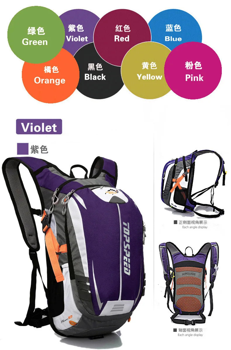18L Ultralight Outdoor Sports Backpack For Climbing Hiking Running Cycling Rucksack  Waterproof Hydration Trail Running Backpack