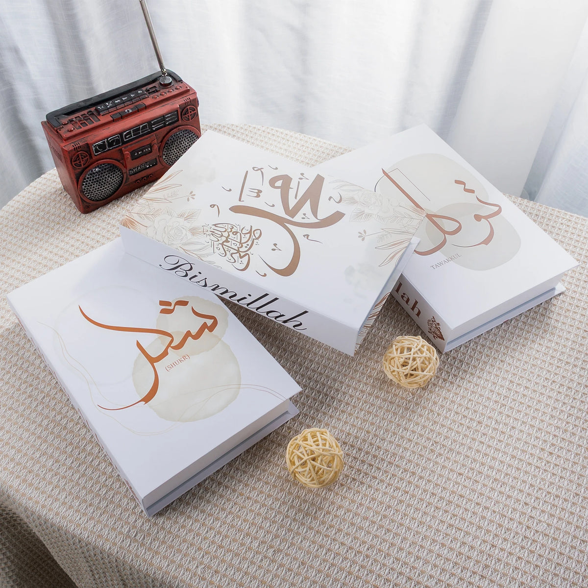 Islamic Serie Fake Book Boxs for Coffee Table Decoration Living Room Fashion Prop Books Home Decoration Model Room Accessories