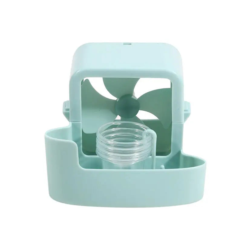 Electric Fan Cooling Storage Box Hanging Fan Cooling Tool With 4 Cup Household Cooling Box Fan Cooler Refrigeration Accessories
