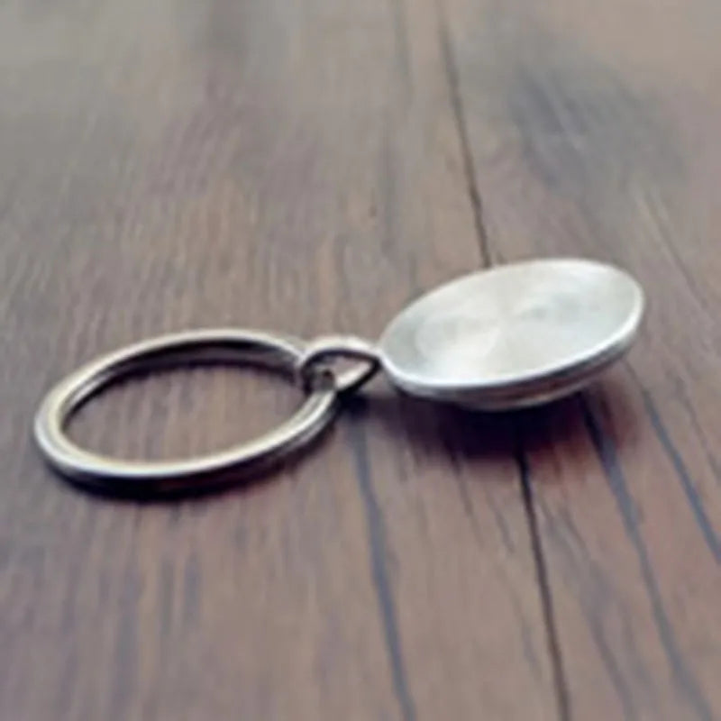 Islamic Calligraphy Keychain - Retro Zinc Alloy Keychain, Muslim Religious and Cultural Gift,